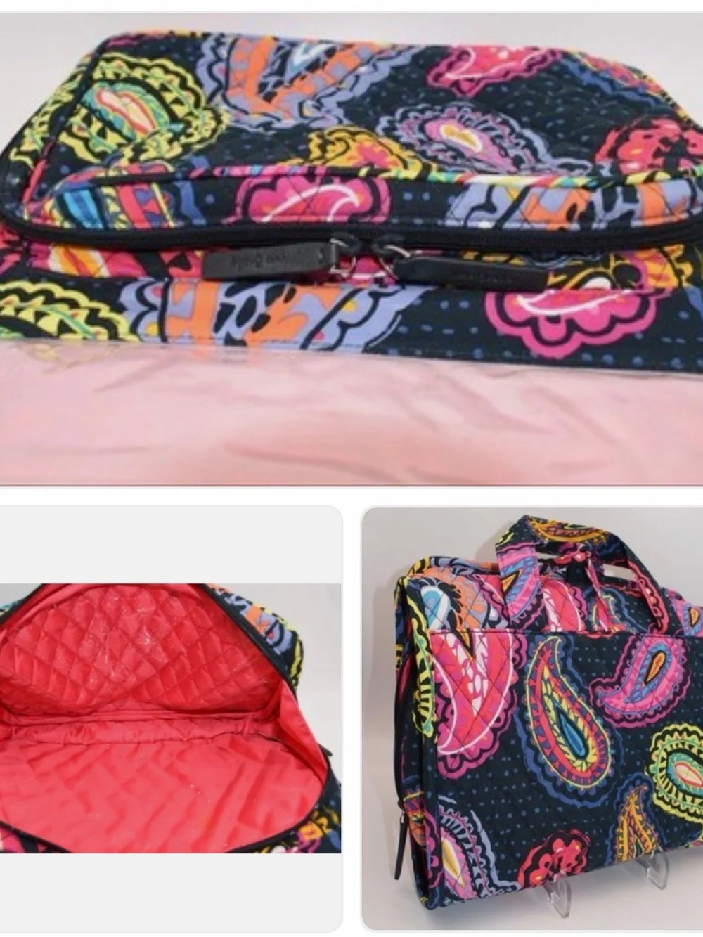 Vera Bradley paisley hanging travel organizer “twilight paisley” pattern.
